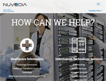 Tablet Screenshot of nuvodia.com